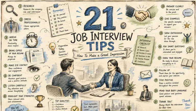 21 Job Interview Tips How To Make a Great Impression