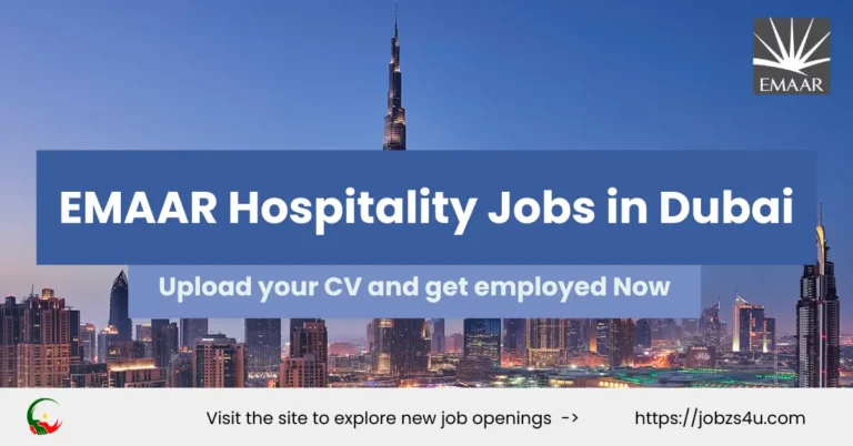 Applying for a hospitality job at Emaar, Dubai will secure your future