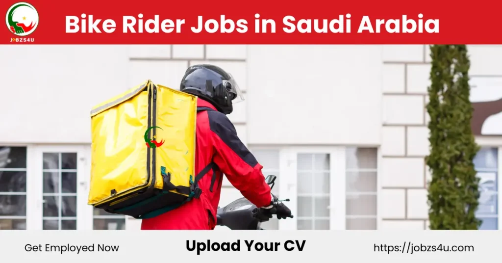 Apply for the latest bike rider jobs in Saudi Arabia 2024
