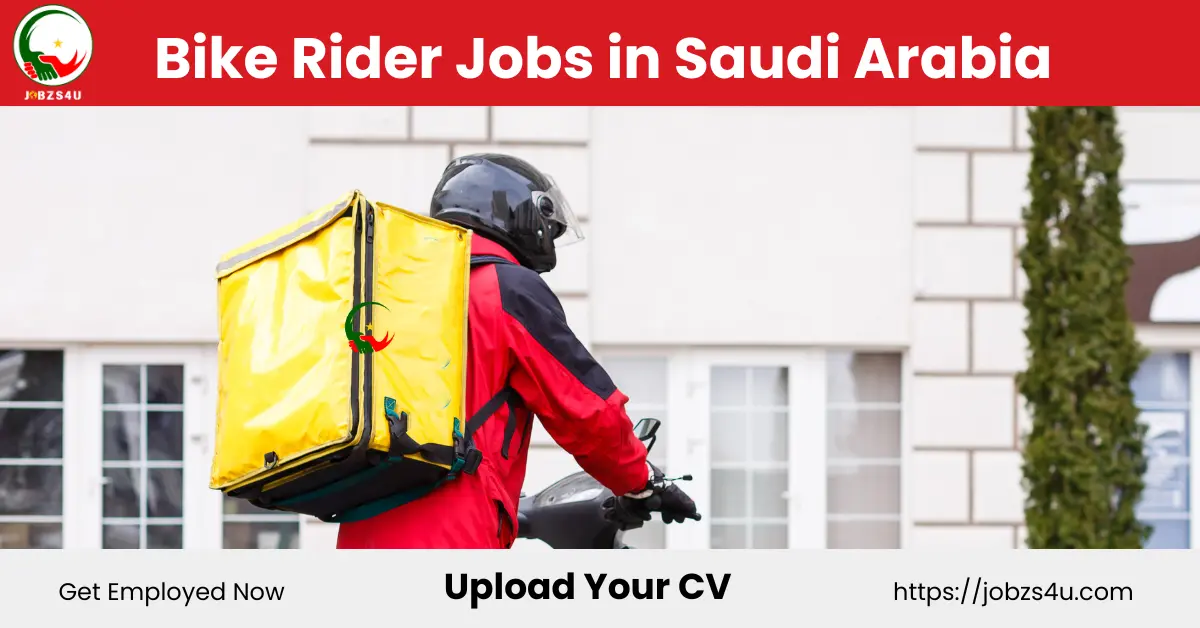 Apply for the latest bike rider jobs in Saudi Arabia 2024