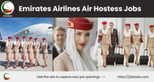 Apply for the latest Emirates Airlines Air Hostess Jobs